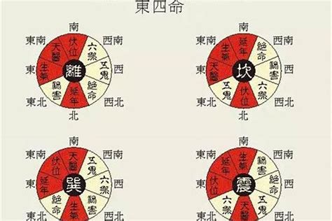 东四命西四命算法|东四命西四命速查表 命卦对照表